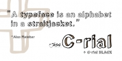 C rial font download