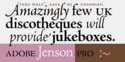 Adobe Jenson Pro font download