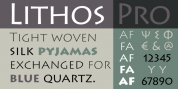 Lithos font download