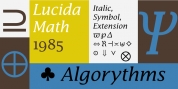 Lucida Math font download