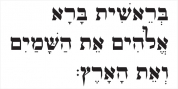 OL Hebrew Formal Script font download