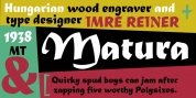 Matura font download