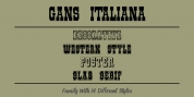 Gans Italiana font download