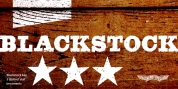Blackstock font download