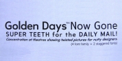 Golden Days font download