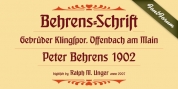 Behrens Schrift font download
