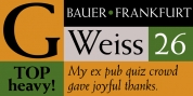 Weiss font download