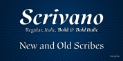 Scrivano font download