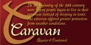 Caravan Script font download