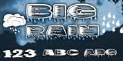 Big Rain font download