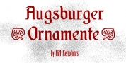 Augsburger Ornamente font download