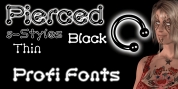 Pierced font download