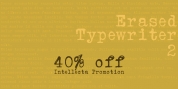 Erased Typewriter 2 font download