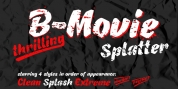 B-Movie Splatter font download