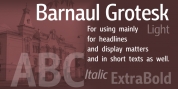 Barnaul Grotesk font download