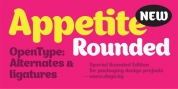 Appetite Rounded font download