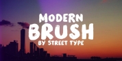Modern Brush font download