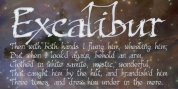 Excalibur SCF font download