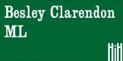 Besley Clarendon font download