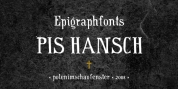 PiS Hansch font download