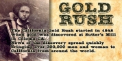 Gold Rush font download