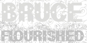 Bruce Flourished font download