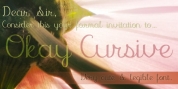 OkayCursive font download