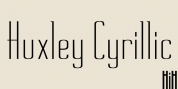 Huxley Cyrillic font download