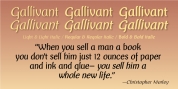 Gallivant font download