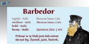 Barbedor font download