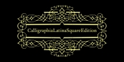 CalligraphiaLatinaSquareEdition font download