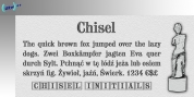 Chisel font download