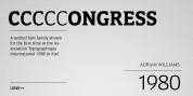 Congress font download