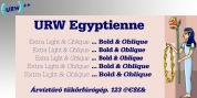 URW Egyptienne font download