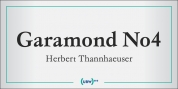 Garamond No. 4 font download