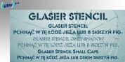 Glaser Stencil font download