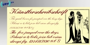 Kunstlerschreibschrift font download