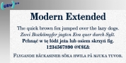 Modern Extended font download