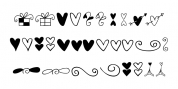 Hearts And Swirls font download