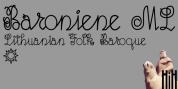 Baroniene ML font download