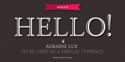 Adriane Lux font download