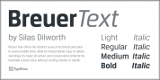 Breuer Text font download