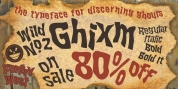 WILD2 Ghixm font download