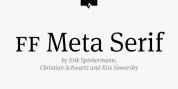 FF Meta Serif font download