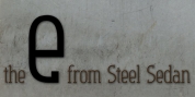 Steel Sedan font download