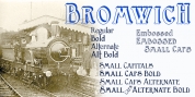 Bromwich font download