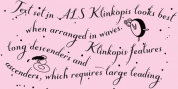 ALS Klinkopis font download