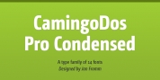 CamingoDos Pro Condensed font download