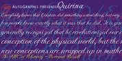 Quirina font download