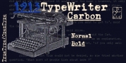 1913 Typewriter Carbon font download